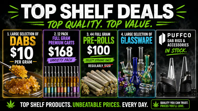 Y&Z Grow - Delivery 🌿 HOT DEALS ON DABS, CARTS & PRE-ROLLS 🌿