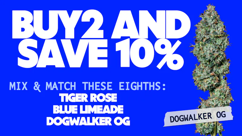 Cookies DC Buy 2 eighths, Save 10%