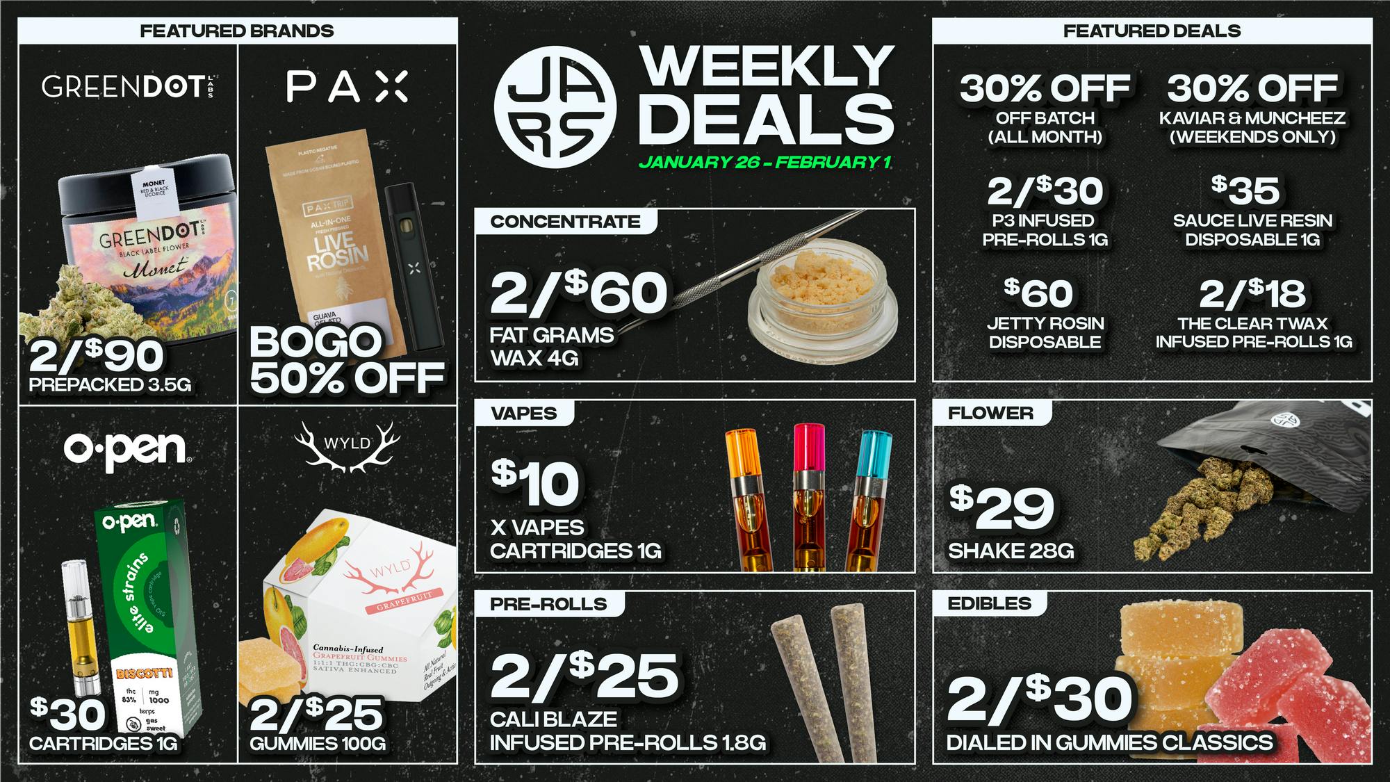 JARS Cannabis - Aurora Southlands Big Selection. Bigger Value. Always at JARS