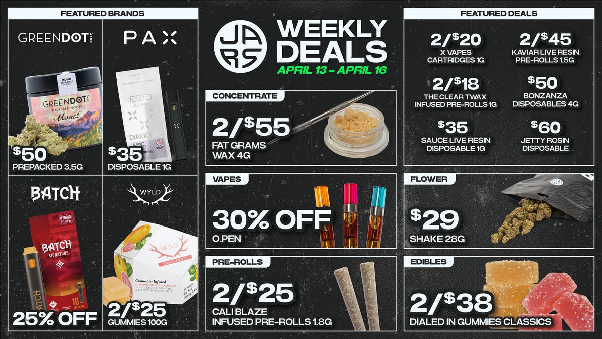 JARS Cannabis - Aurora Southlands Top Shelf Weed. Next Level Experience.