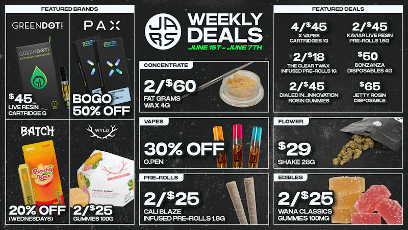 JARS Cannabis - Aurora Southlands Biggest Selection. Even Bigger Value.
