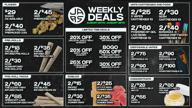JARS Cannabis - Longmont More Selection. More Value.