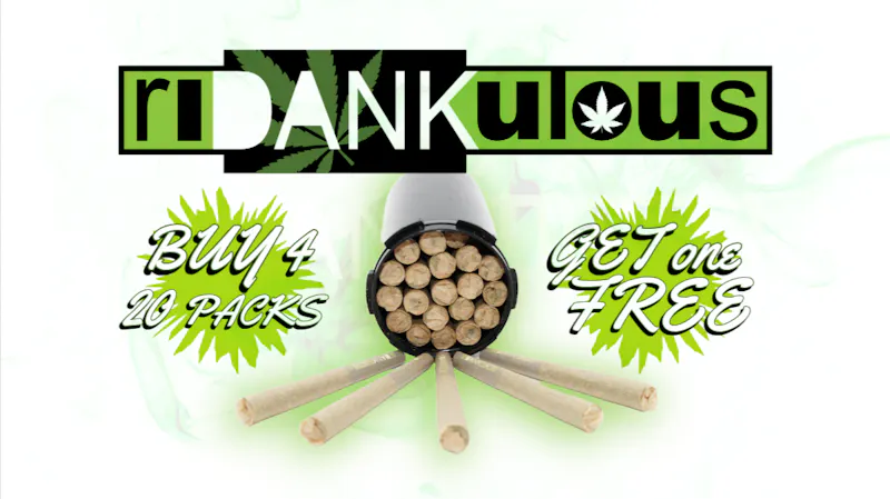Ridankulous Alamogordo Buy 4 get 1 Free 20 Pack Joints