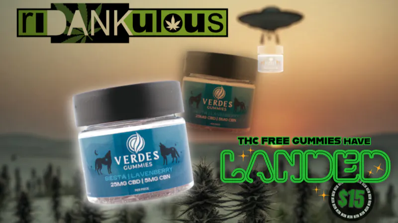 Ridankulous Alamogordo THC FREE, CBD Gummies