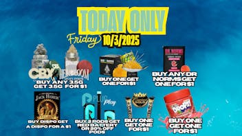 Cadre Dispensary FRIDAY DEALS JUST FOR YOU!