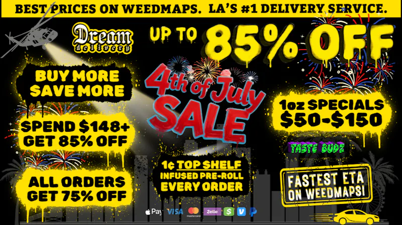 Dream Delivery 🔥UP TO 85% OFF @ CHECKOUT +GIFT🔥LA’s #1 DELIVERY