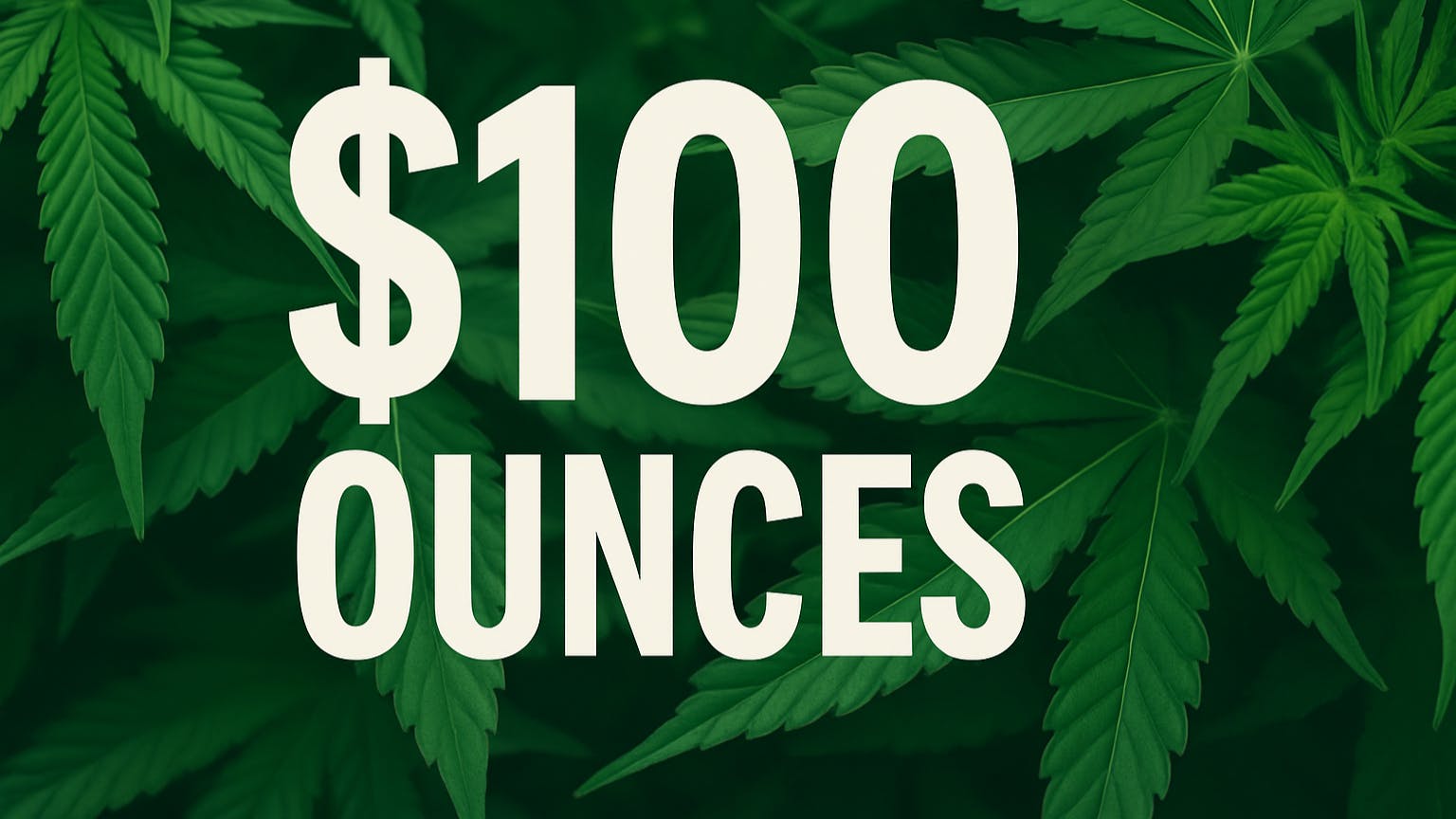 East River Farms Medical Dispensary Shop all $100 ounces