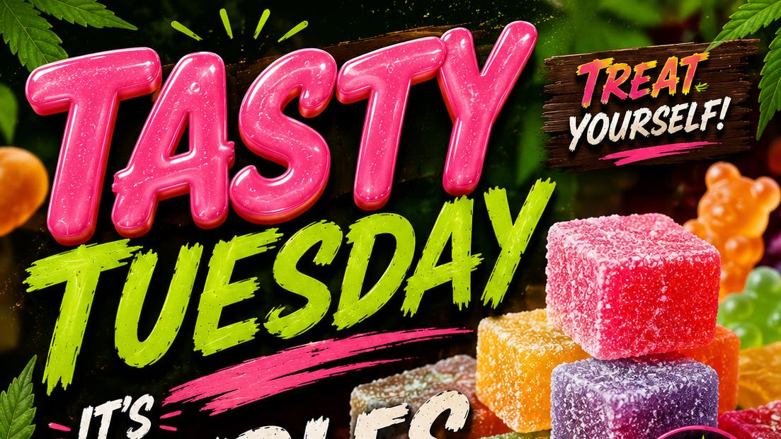 East River Farms Medical Dispensary Tasty Tuesday 10% OFF Edibles