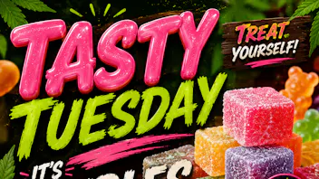 East River Farms Medical Dispensary Tasty Tuesday 10% OFF Edibles