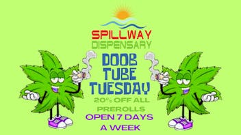 Spillway Dispensary PRE-ROLLS 20% OFF
