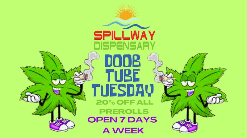 Spillway Dispensary PRE-ROLLS 20% OFF