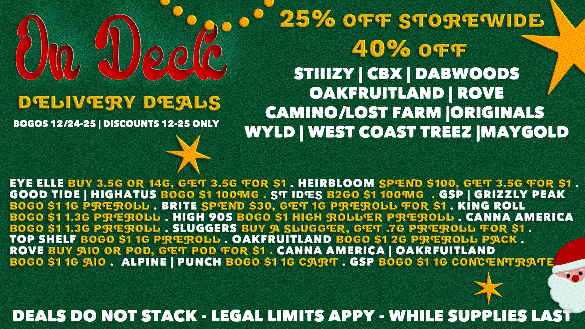 On Deck Delivery Christmas Specials