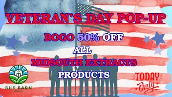 Bud Barn VETERAN'S DAY DEAL!