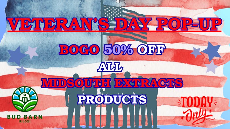 Bud Barn VETERAN'S DAY DEAL!