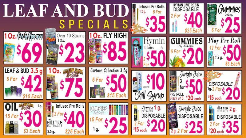 Leaf and Bud Detroit L&B May Specials