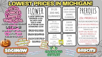 Top Cannabis Outlet - Saginaw LOWEST PRICES IN MI SAGINAW AND BAY CITY $6.99OZ !