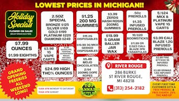 Top Cannabis Outlet - NOW OPEN! LOWEST PRICES IN MI GRAND OPENING 286 BURKE STREET