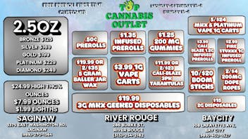 Top Cannabis Outlet - NOW OPEN! LOWEST PRICES IN MI GRAND OPENING 286 BURKE STREET