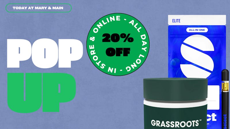 Mary & Main 20% OFF ALL GRASSROOTS and SELECT products