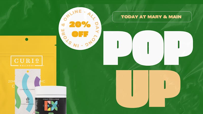 Mary & Main 20% Off All Curio Wellness & Curio Exclusive
