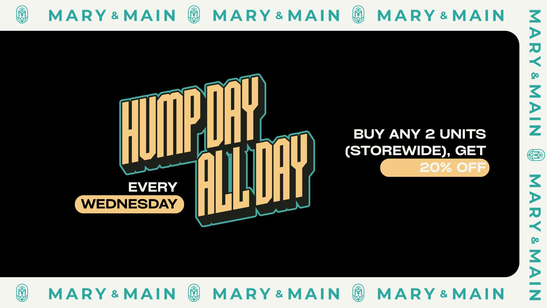 Mary & Main Hump Day: Buy any 2 units, get 20% off (STOREWIDE)