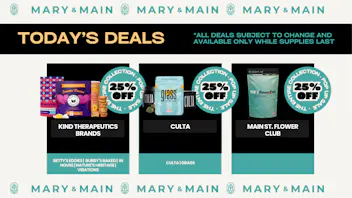 Mary & Main 25% Off Culta, Vibations, Betty's Eddies & More