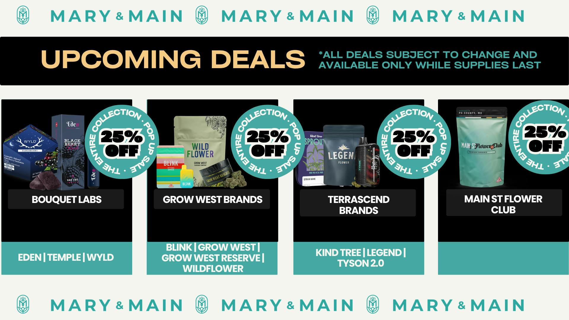 Mary & Main 25% Off Blink, Legend, Wyld, Tyson 2.0 & More