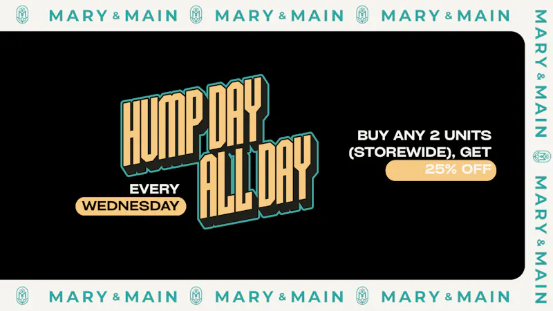 Mary & Main Hump Day: Buy Any 2 Items, Get 25% Off (STOREWIDE)