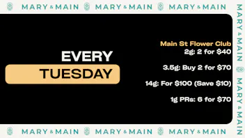 Mary & Main Flower Club Tuesdays (See Image For Details)