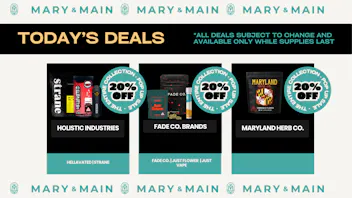 Mary & Main 20% Off Strane, Fade Co., Just Flower and More