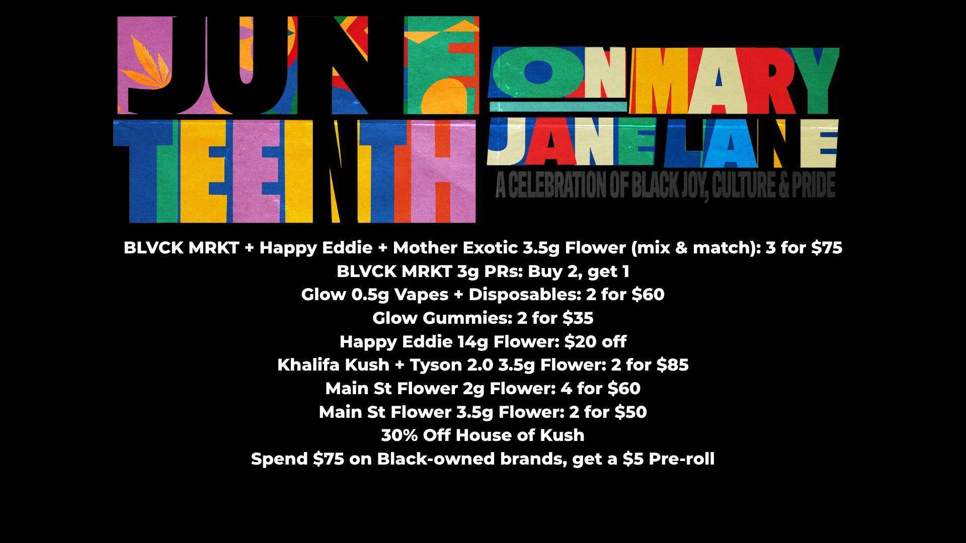 Mary & Main Juneteenth Deals: See Image or Description