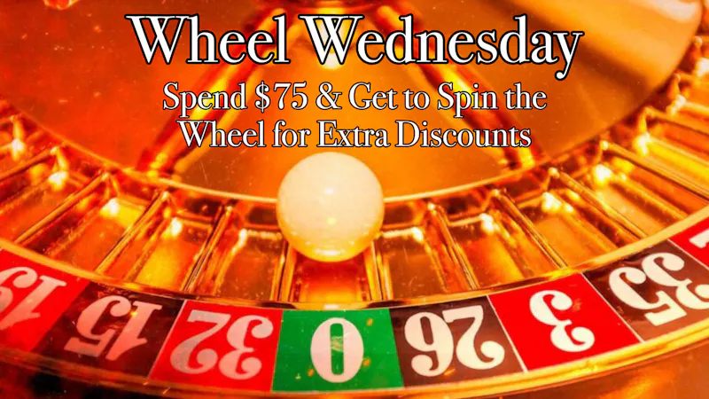 The Green Standard Starkville Wheel Wednesday - Spend $75 & Spin the Wheel