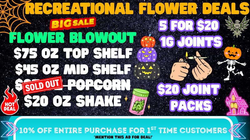 Green Farms RECREATIONAL FLOWER DEALS AT GREEN FARMS!! :)