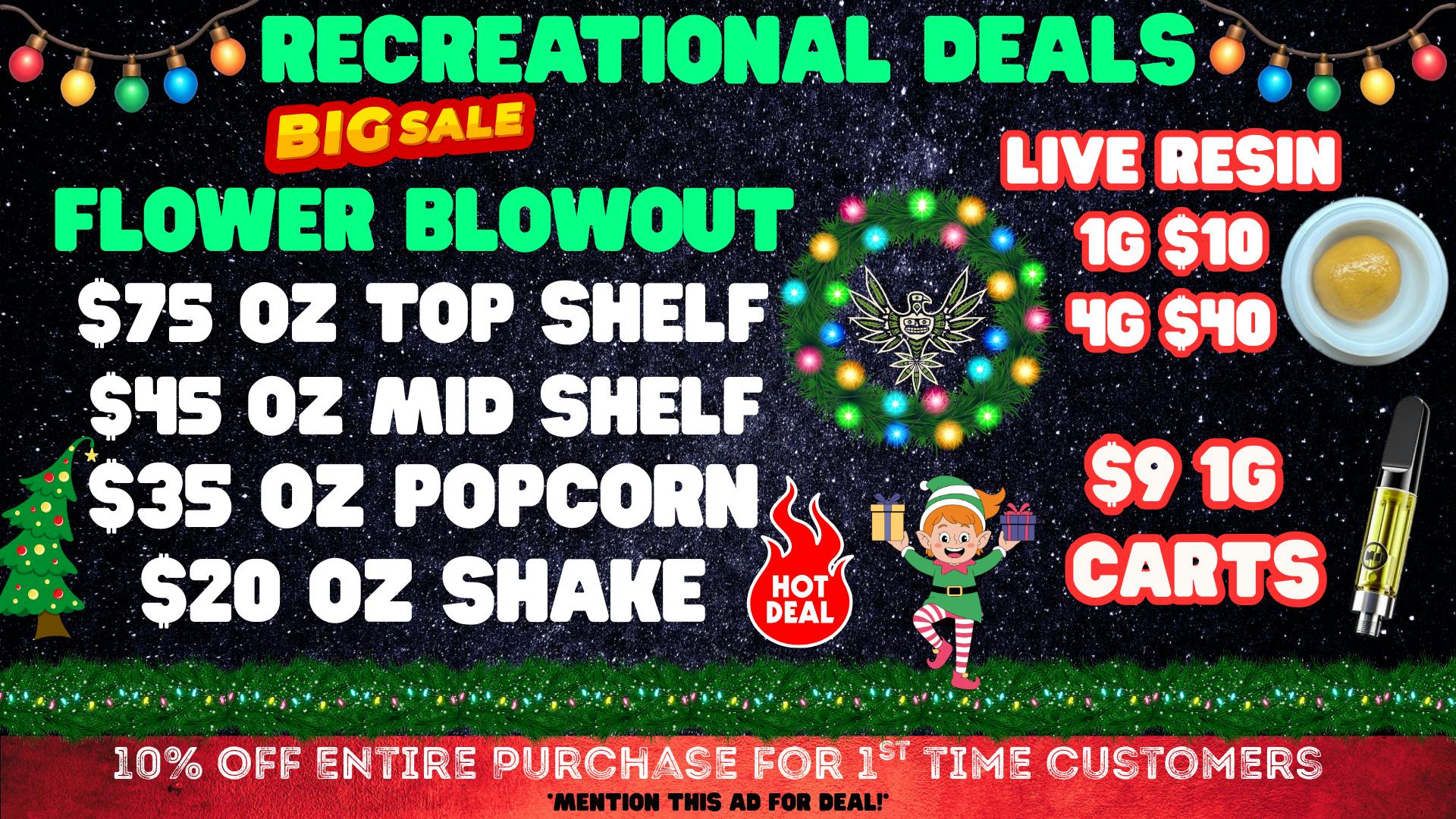 Green Farms RECREATIONAL DEALS AT GREEN FARMS!! :)