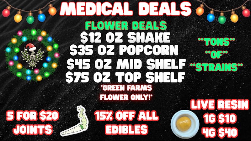 Green Farms MEDICAL DEALS AT GREEN FARMS
