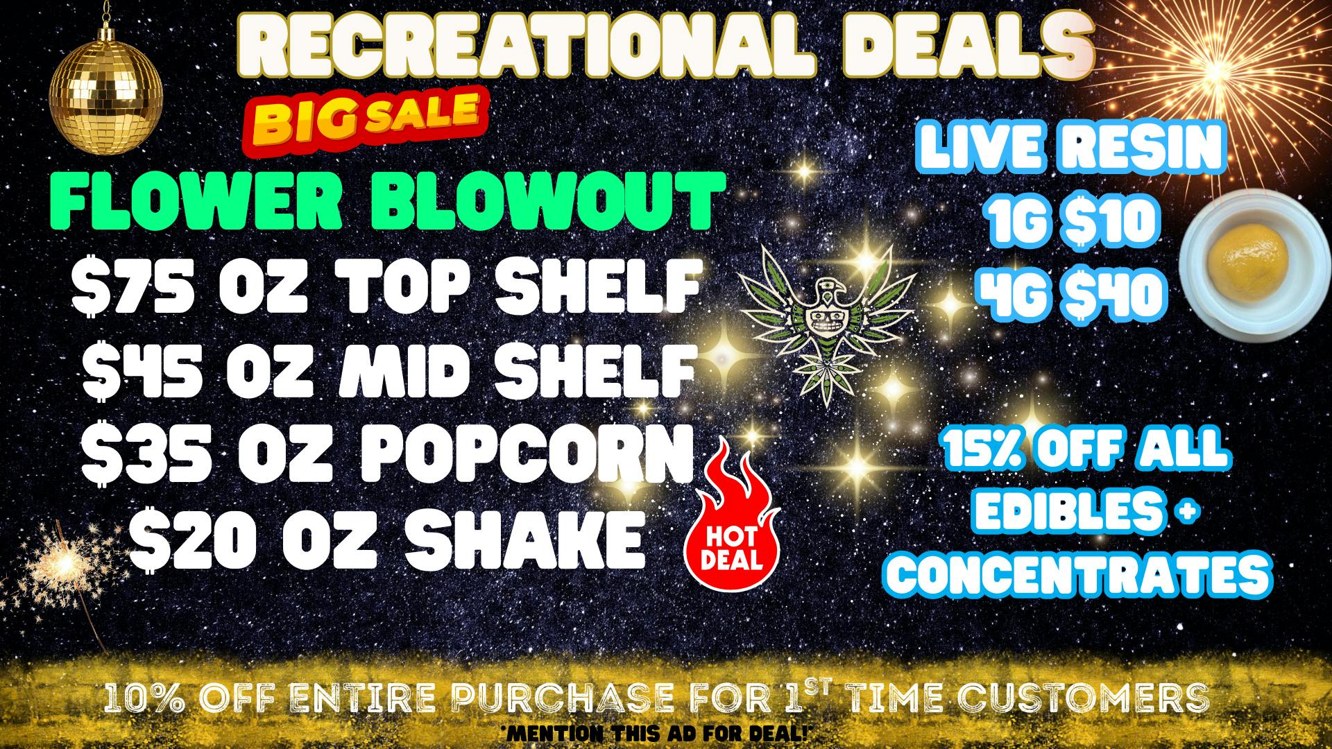 Green Farms RECREATIONAL DEALS AT GREEN FARMS!! :)