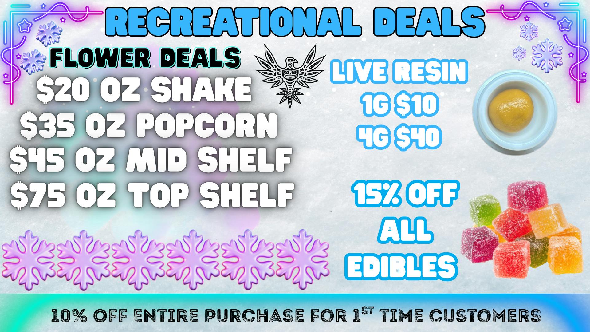 Green Farms RECREATIONAL DEALS AT GREEN FARMS!! :)