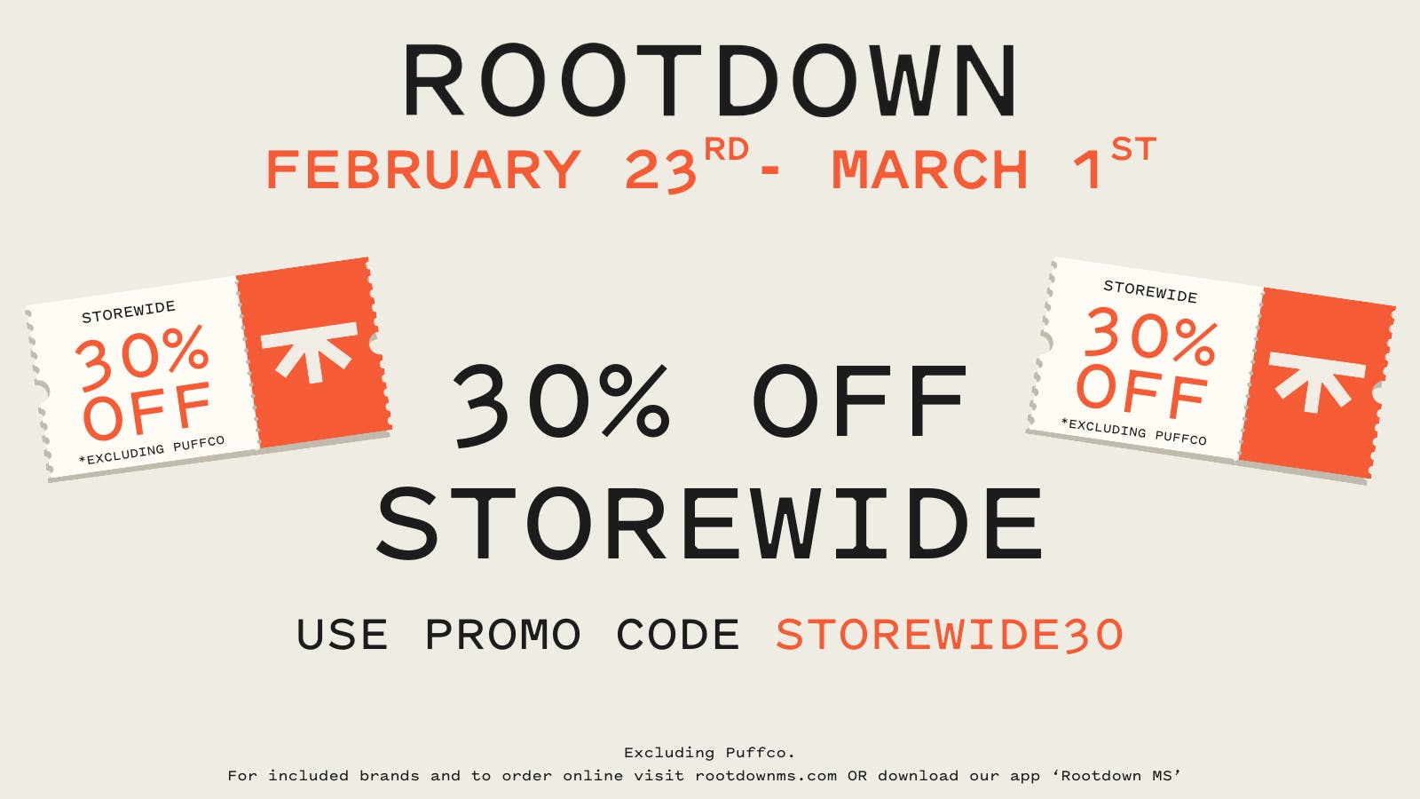 Rootdown - Byram 30% OFF STOREWIDE!