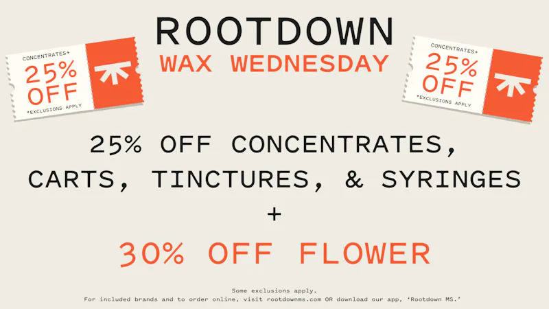 Rootdown - Olive Branch WAX WEDNESDAY: 25% OFF CONCENTRATES+
