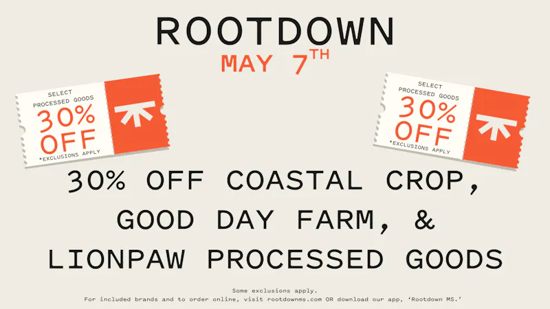 Rootdown - Oxford 30% OFF SELECT PROCESSED GOODS!