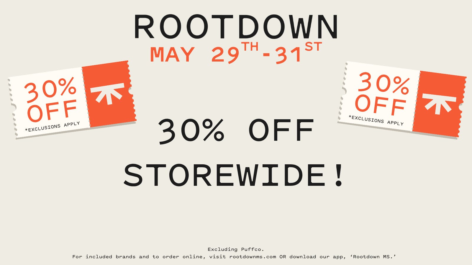 Rootdown - Byram 30% OFF STOREWIDE!
