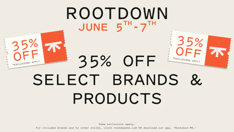 Rootdown - Richland 35% OFF SELECT BRANDS & PRODUCTS!