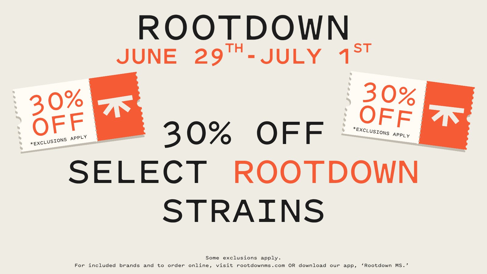 Rootdown - Gautier 30% OFF SELECT ROOTDOWN STRAINS!