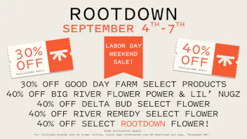 Rootdown - Canton LABOR DAY WEEKEND SALE!