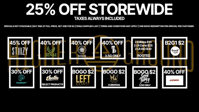 Higher Ground - San Bernardino *Taxes Always Included* 🔥UP TO 50% OFF + BOGOS🔥