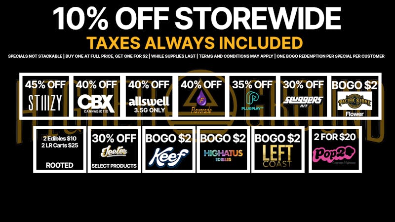 Higher Ground - Baldwin Park * Taxes Always Included * UP TO 50% OFF THE ENTIRE STORE!