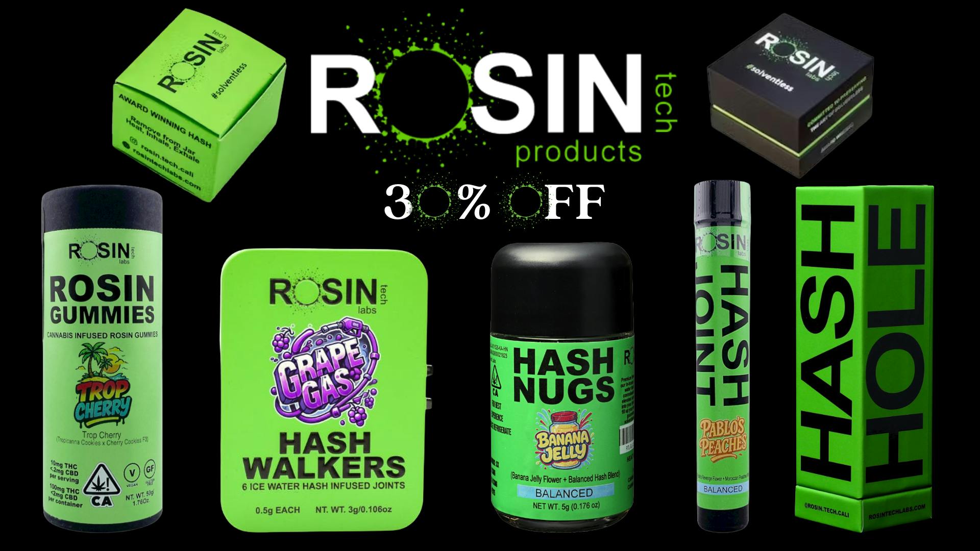 Presidio 30% OFF ALL ROSIN TECH LABS PRODUCTS!!