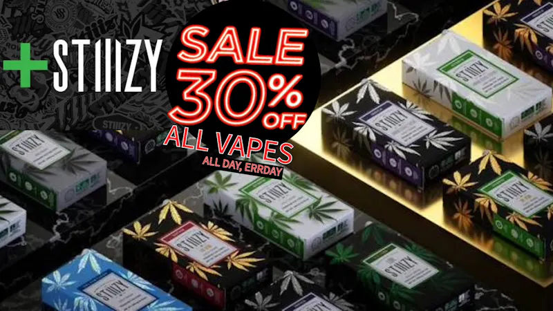 Presidio 30% OFF ALL STIIIZY VAPE PRODUCTS