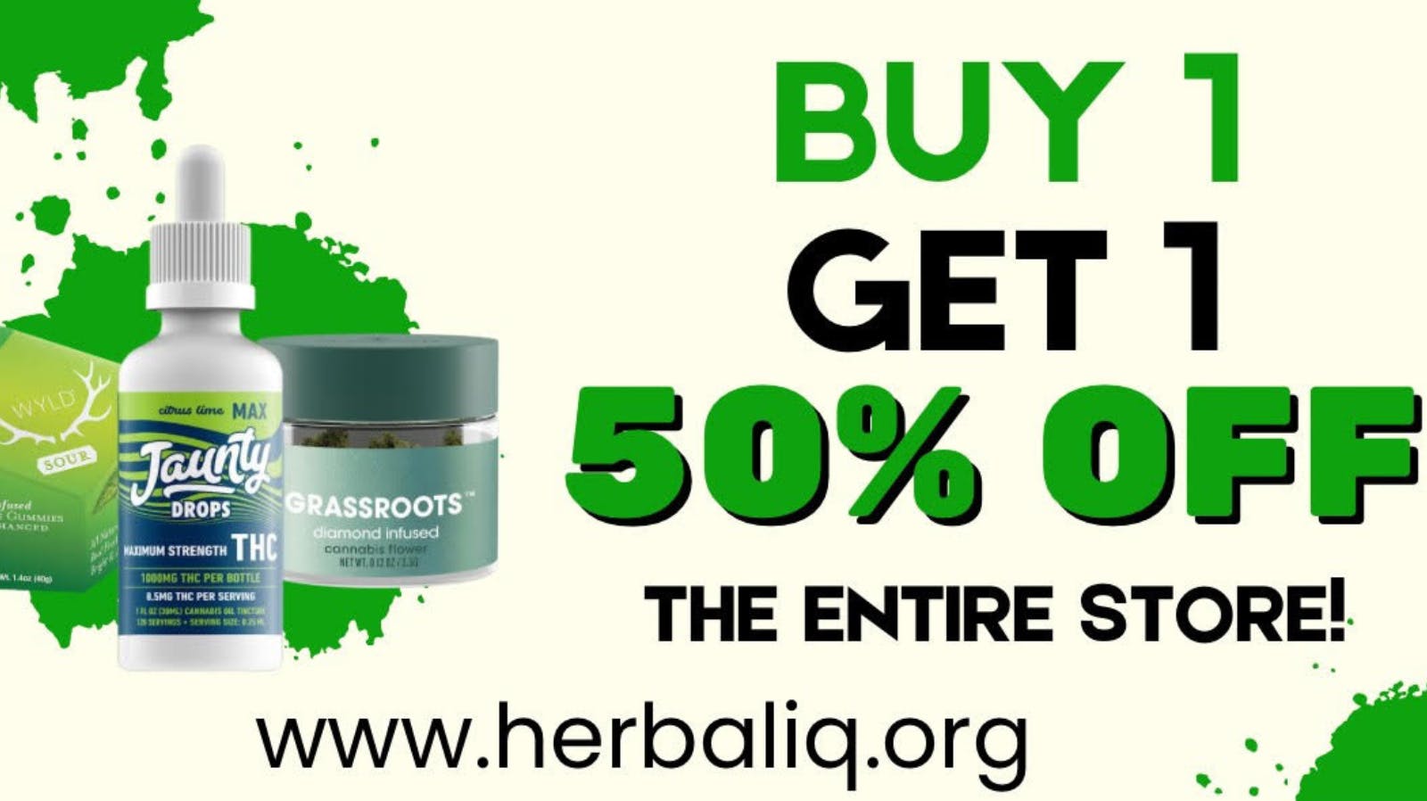 Herbal IQ BOGO 50% Off - Entire Store