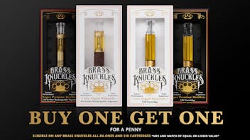 Herbal IQ Brass Knuckles - Buy one get one for a penny!